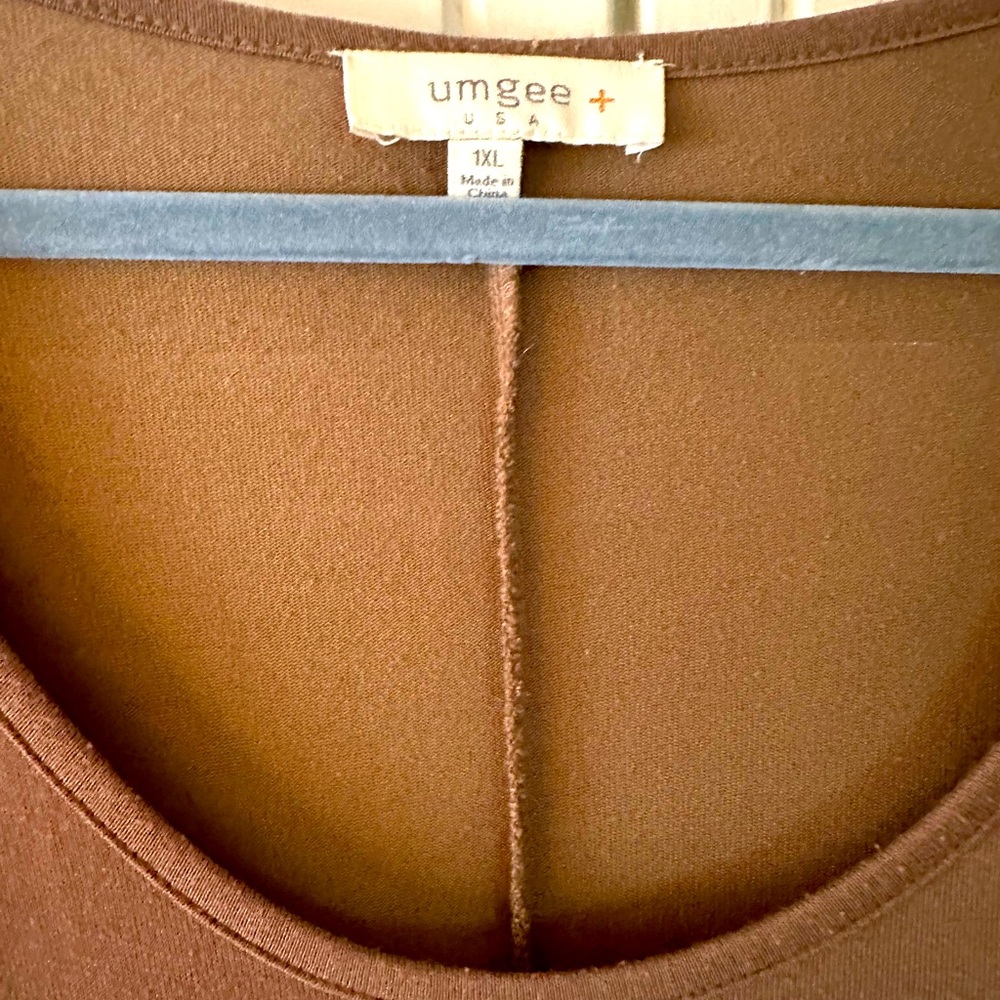 Umgee brown tunic.